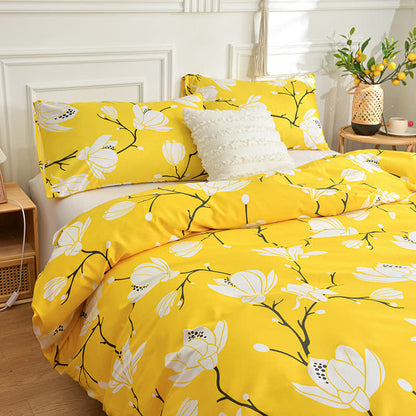 Parure de lit douce et chic en magnolia pastoral