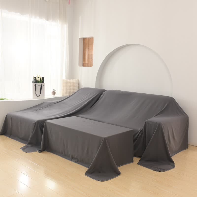 Housse anti-poussière de couleur unie pour meubles