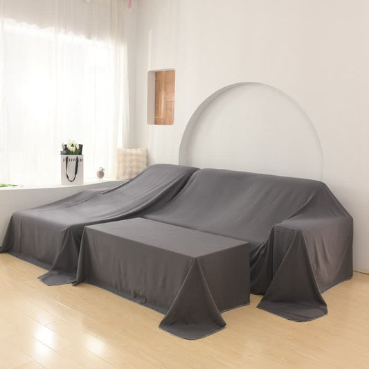 Housse anti-poussière de couleur unie pour meubles