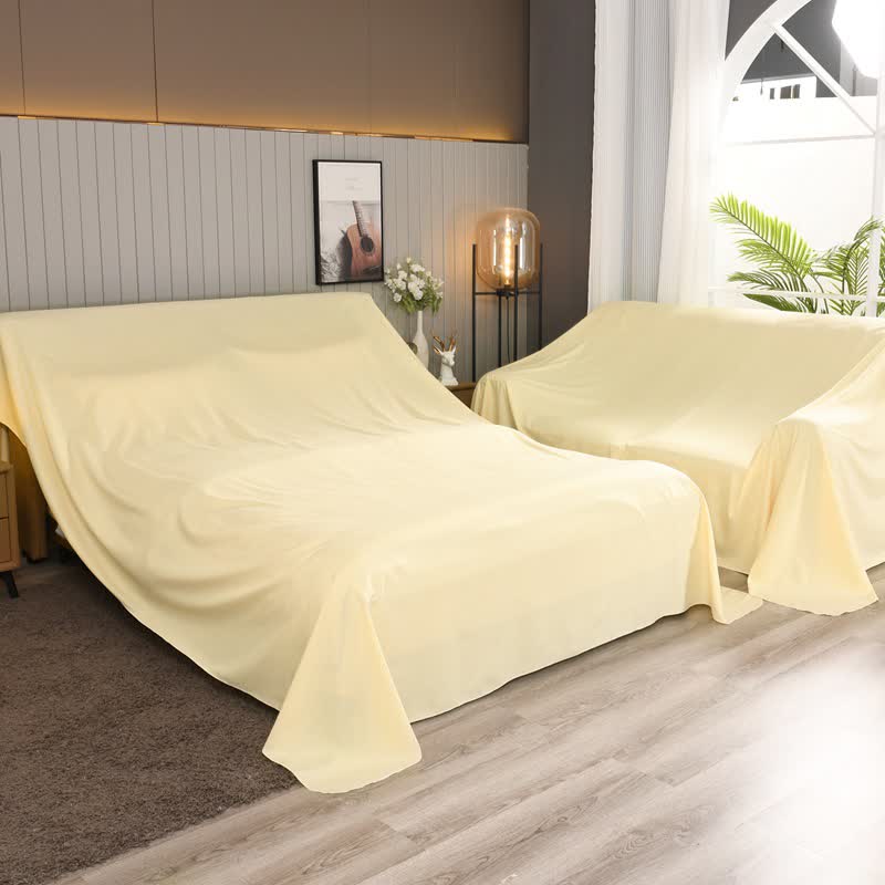 Housse anti-poussière de couleur unie pour meubles