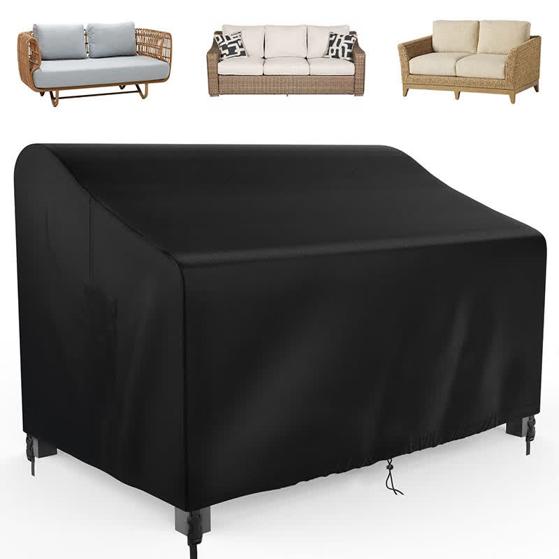 Housse de banc d'extérieur en tissu Oxford