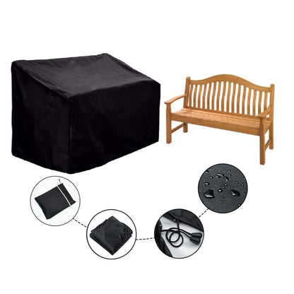 Housse de banc d'extérieur en tissu Oxford