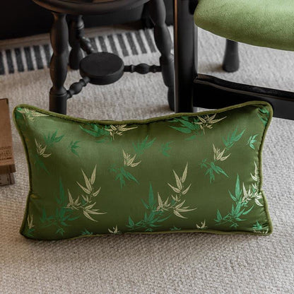 Housse de coussin en bambou de style pastoral élégant