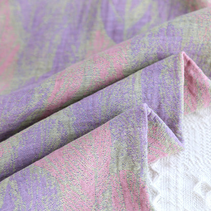 Ensemble pyjama en jacquard pur coton avec plumes