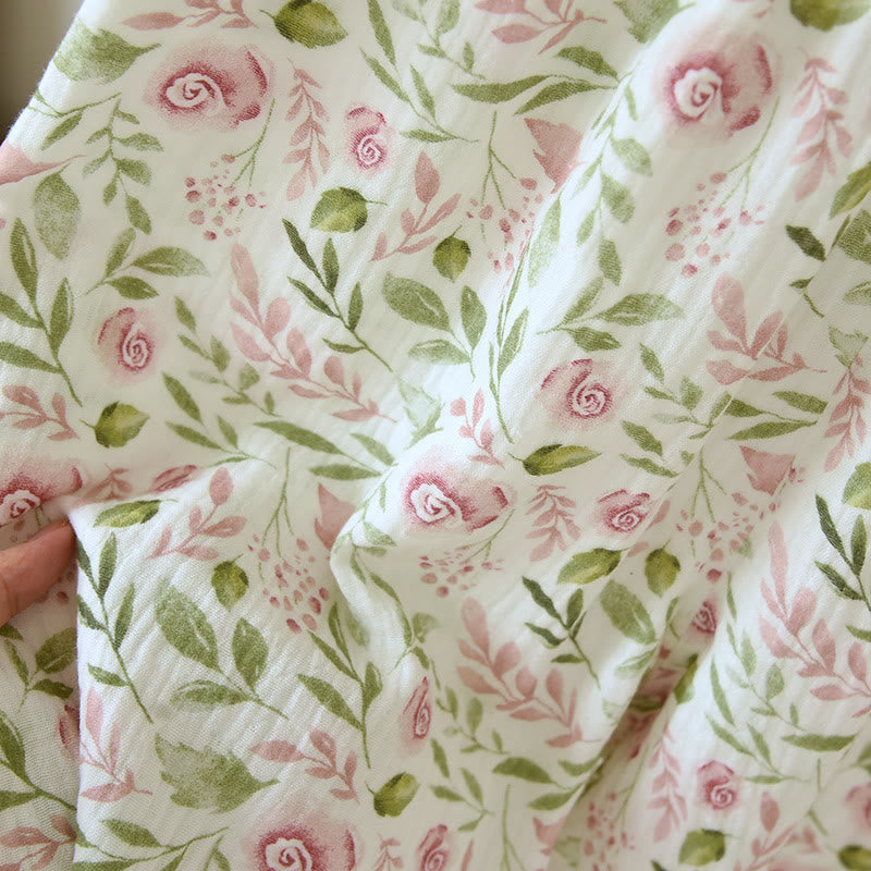 Refresh – Ensemble pyjama en gaze de coton rose