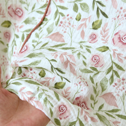 Refresh – Ensemble pyjama en gaze de coton rose