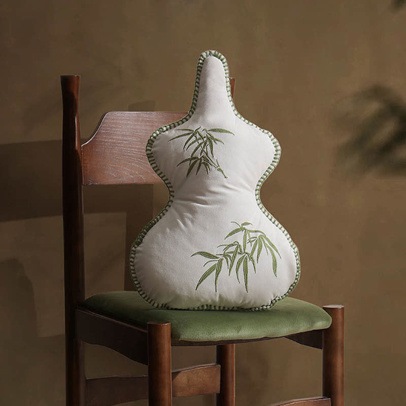 Coussin lombaire luxueux en forme de citrouille rustique
