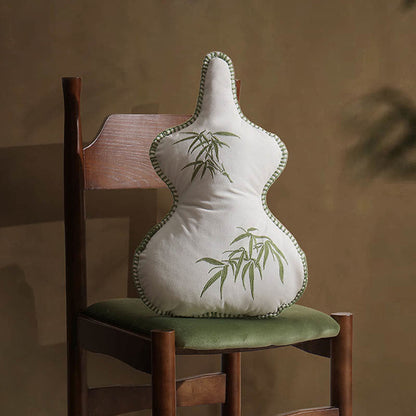 Coussin lombaire luxueux en forme de citrouille rustique