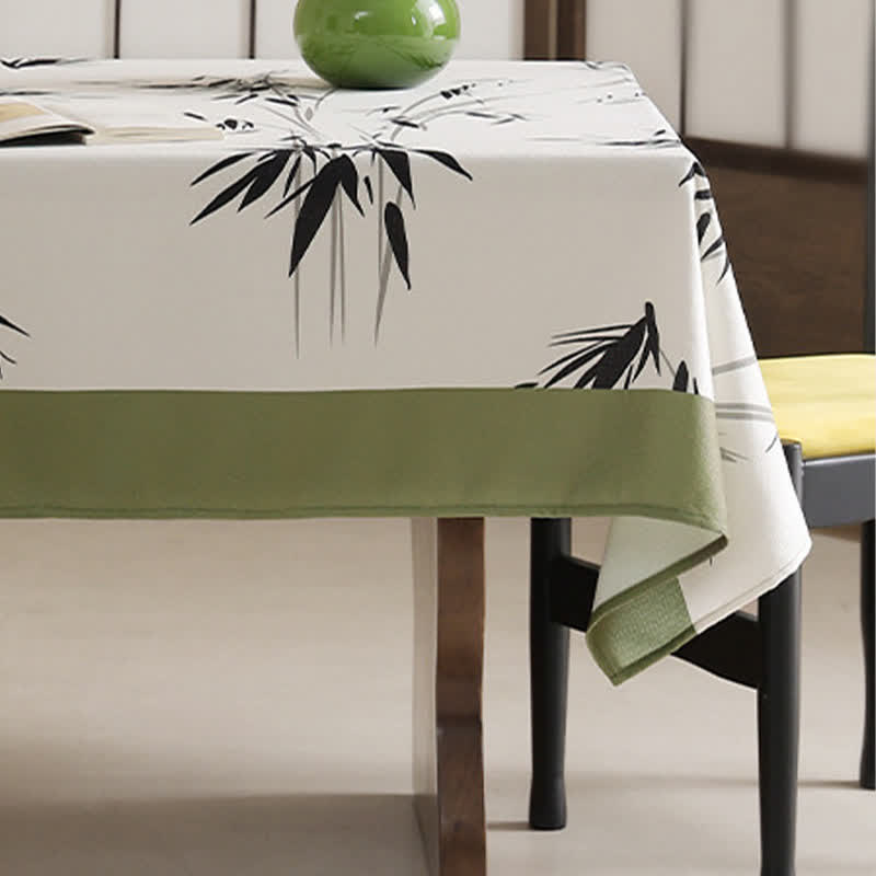 Nappe de ferme en bambou élégante et pastorale