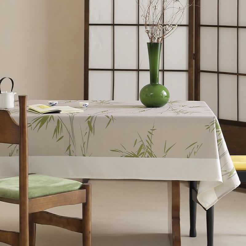 Nappe de ferme en bambou élégante et pastorale
