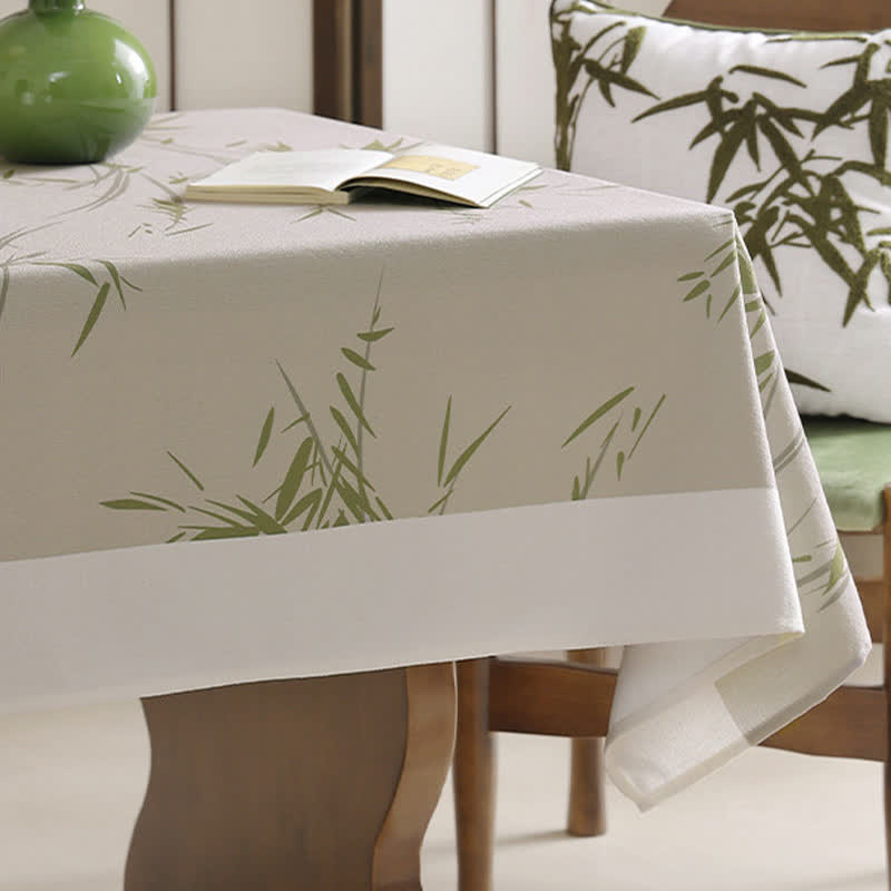 Nappe de ferme en bambou élégante et pastorale