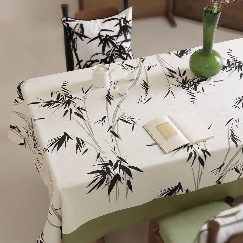 Nappe de ferme en bambou élégante et pastorale