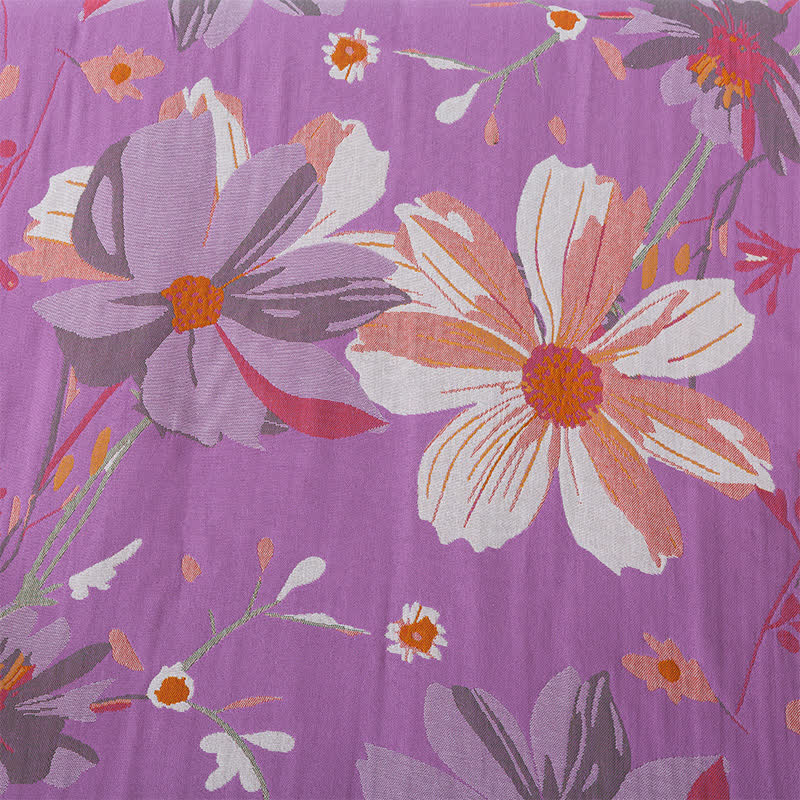 Serviette en gaze de coton douce avec motif floral vintage