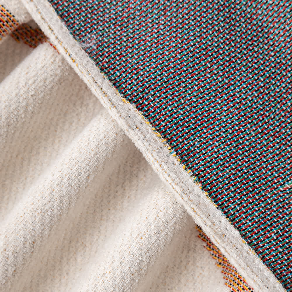 Housse de canapé en chenille rustique et antidérapante avec motif citrouille