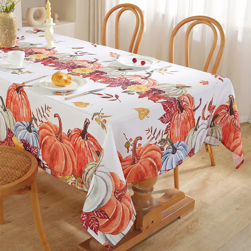 Nappe anti-huile en feuille de citrouille rurale