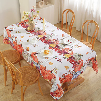 Nappe anti-huile en feuille de citrouille rurale