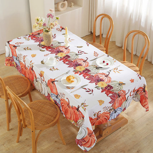 Nappe anti-huile en feuille de citrouille rurale