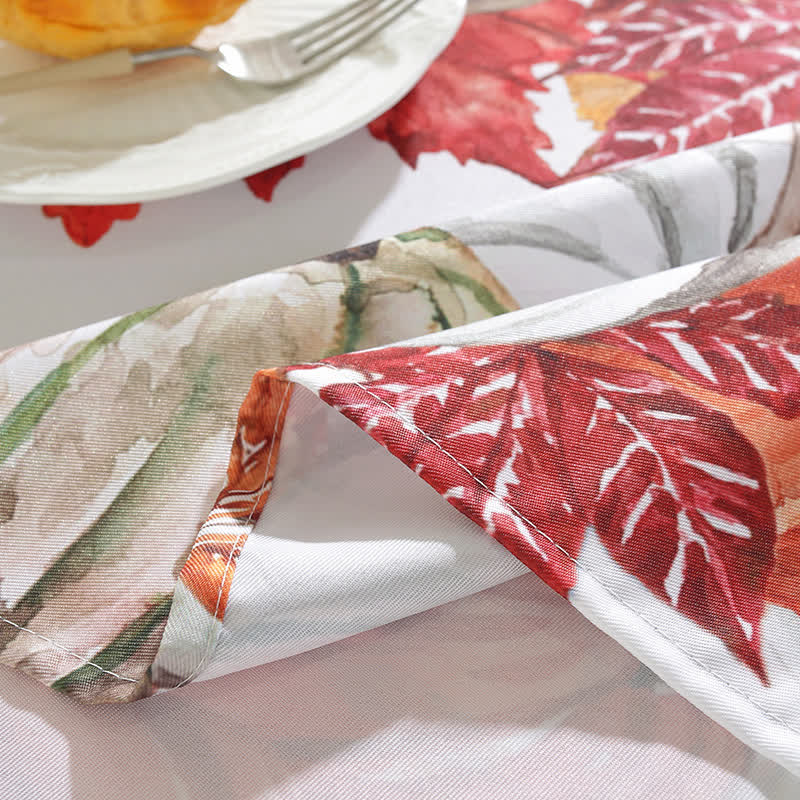 Nappe anti-huile en feuille de citrouille rurale