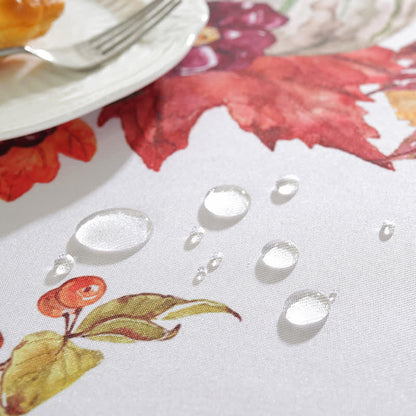 Nappe anti-huile en feuille de citrouille rurale
