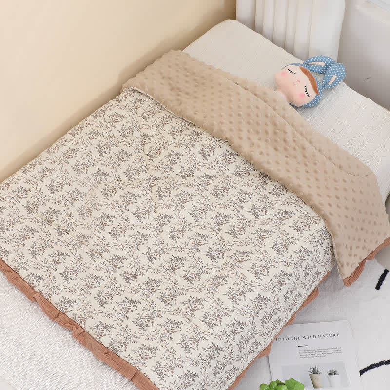 Couverture bébé en coton douillette de style pastoral
