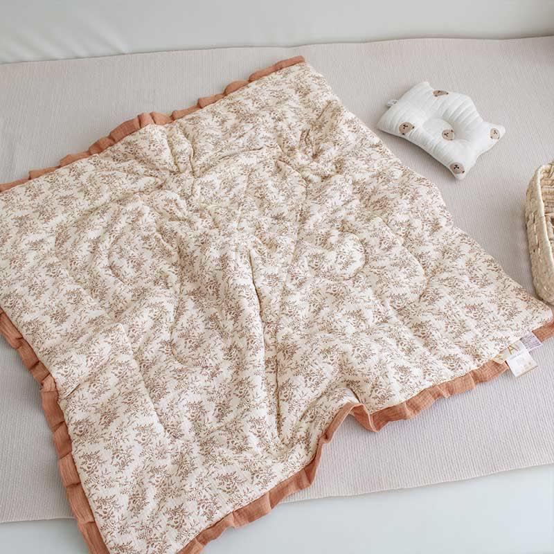 Couverture bébé en coton douillette de style pastoral