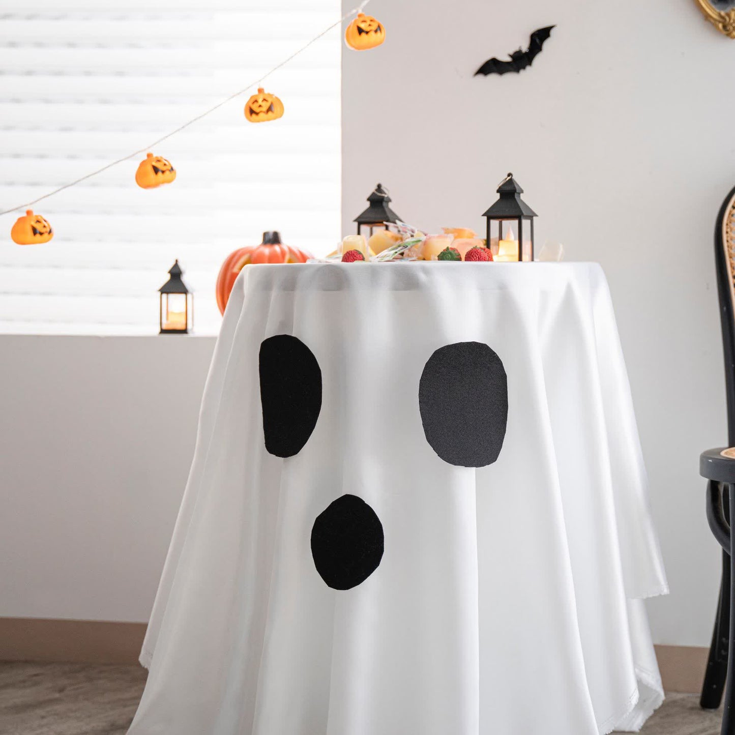 Nappe pour les fêtes d'Halloween avec une ambiance festive