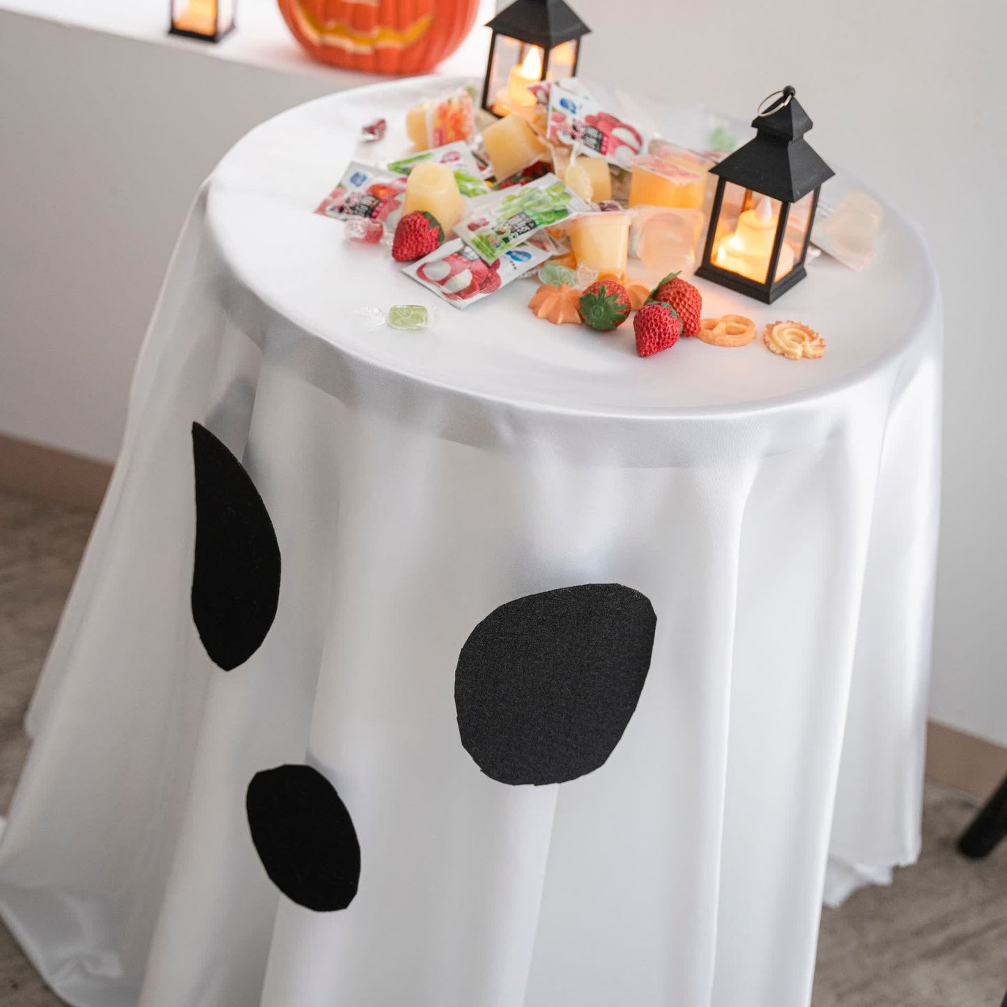 Nappe pour les fêtes d'Halloween avec une ambiance festive