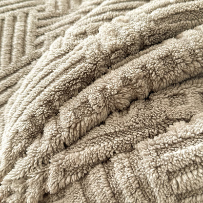 Couverture polaire moelleuse, épaisse et chaude, pour l'hiver.