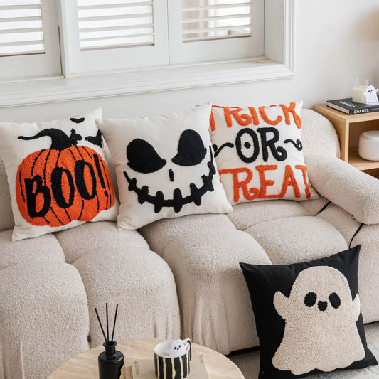 Taie d'oreiller moderne d'Halloween