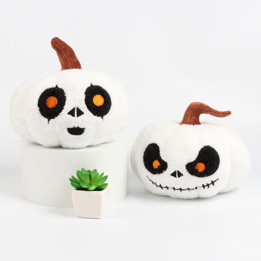 Coussin décoratif monstre citrouille d'Halloween