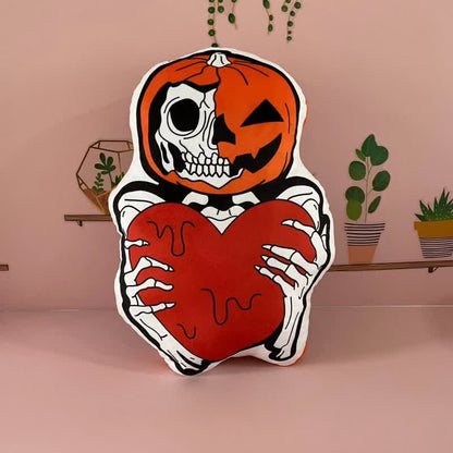 Coussin lombaire monstre citrouille d'Halloween