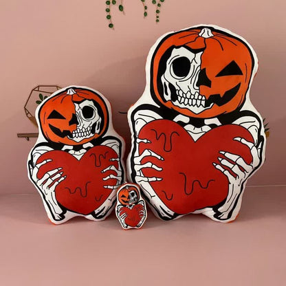 Coussin lombaire monstre citrouille d'Halloween