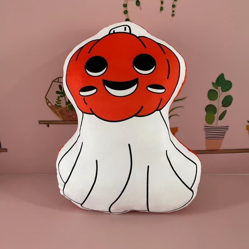 Coussin lombaire monstre citrouille d'Halloween