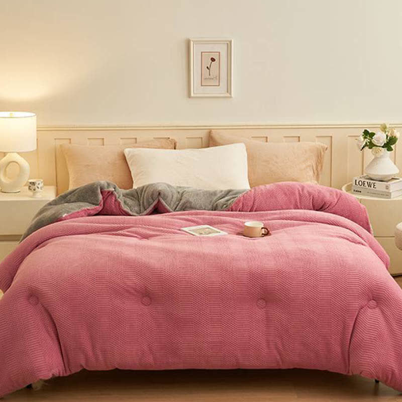 Couette d'hiver simple, épaisse et chaude