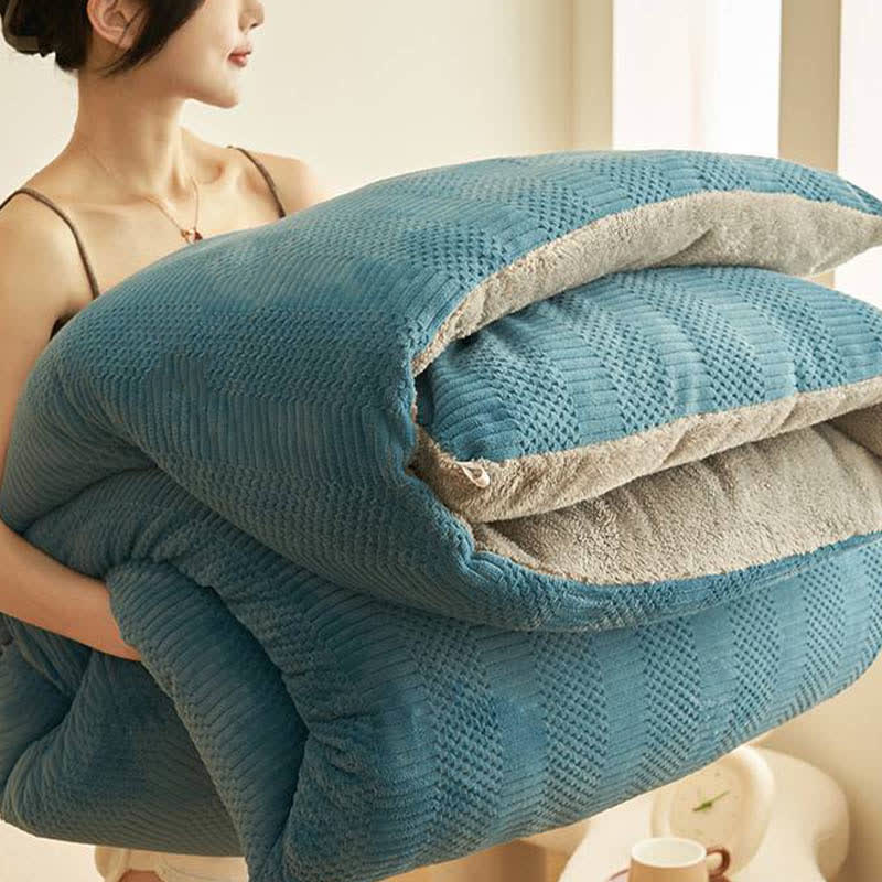 Couette d'hiver simple, épaisse et chaude