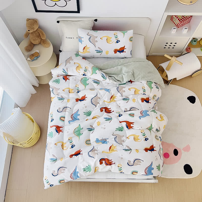 Couette en coton Dinosaur World pour tout-petits