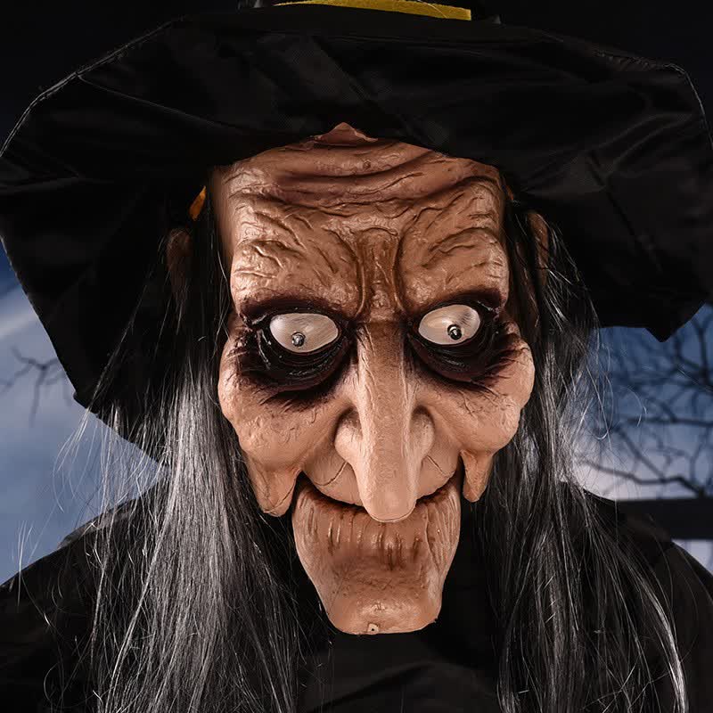 Jouet sonore lumineux en forme de fantôme de sorcière d'Halloween