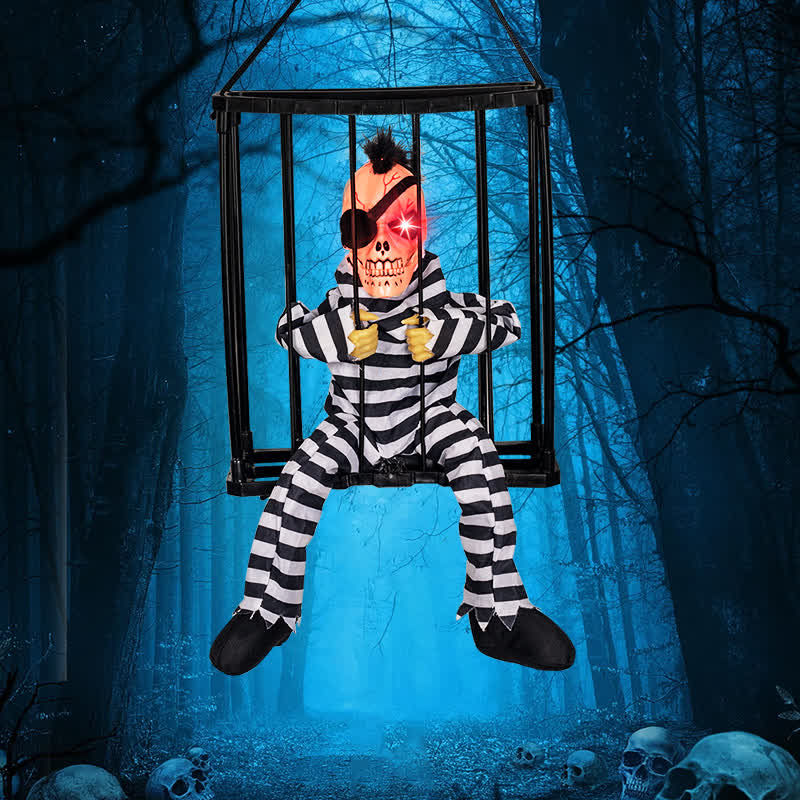 Ornement suspendu fantôme lumineux d'Halloween