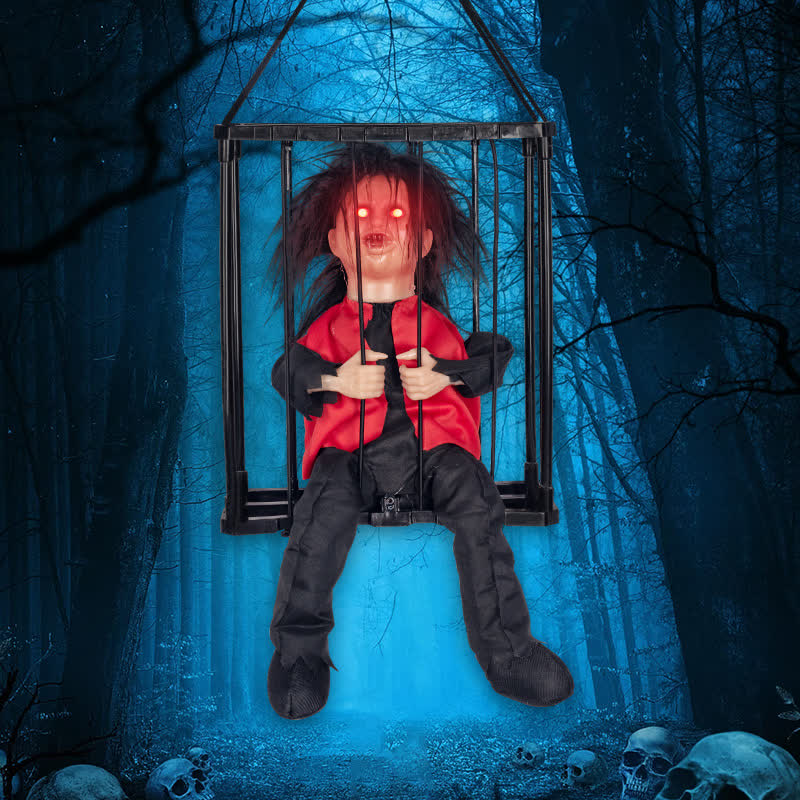 Ornement suspendu fantôme lumineux d'Halloween