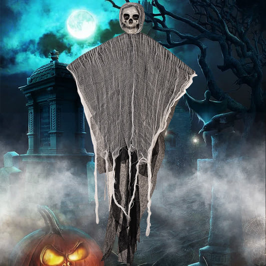 Décoration suspendue en forme de filet de crâne pour Halloween