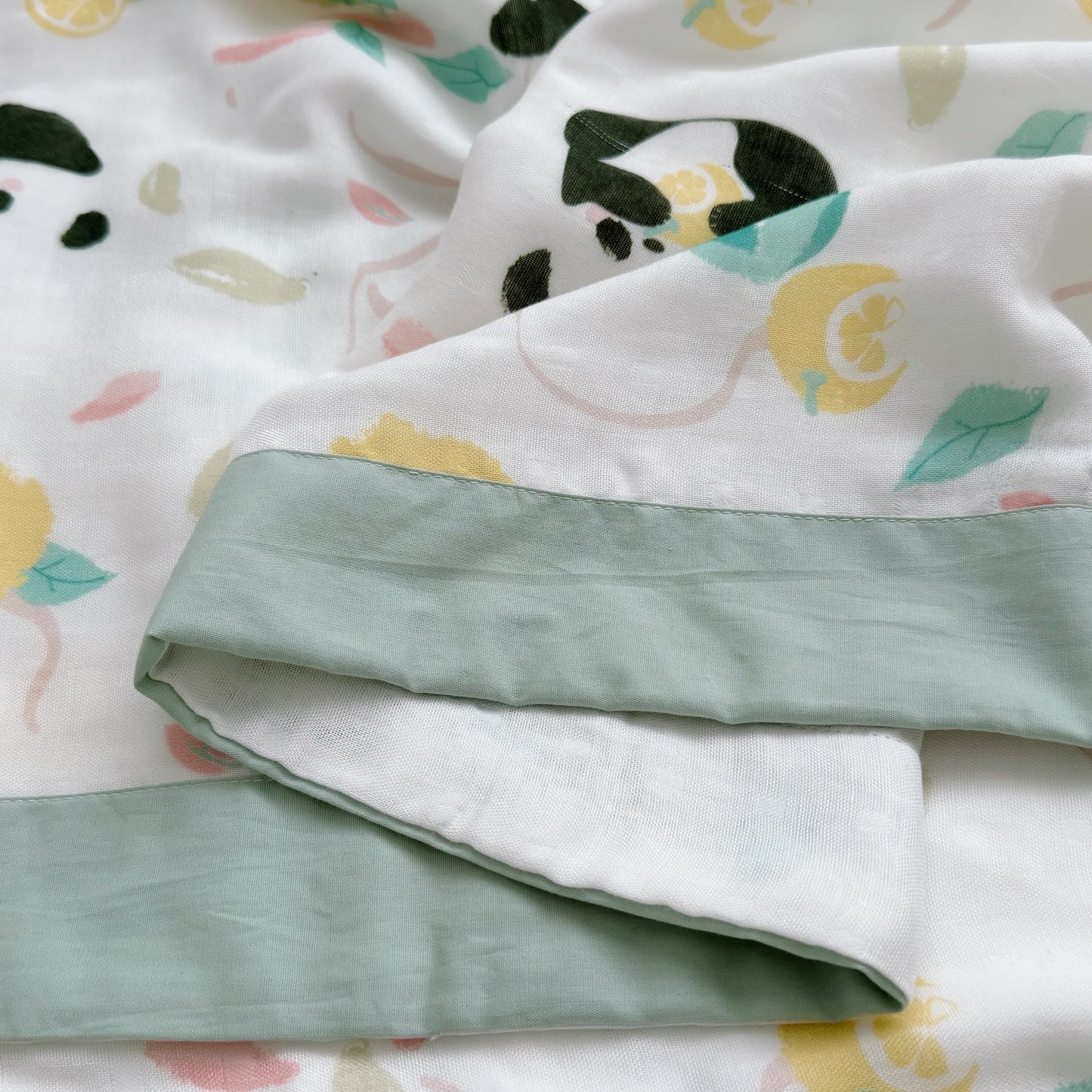Couette panda en fibre de bambou pour bébés et tout-petits