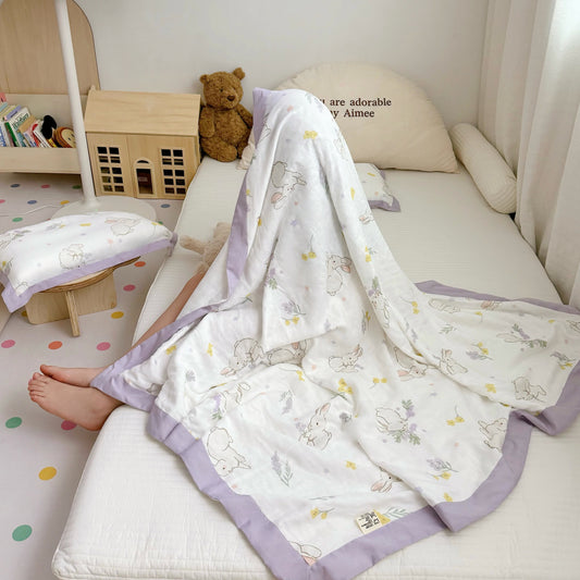Couette respirante « Lapin rural » pour bébés et tout-petits