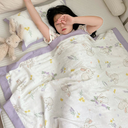 Couette respirante « Lapin rural » pour bébés et tout-petits