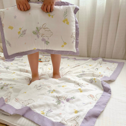 Couette respirante « Lapin rural » pour bébés et tout-petits