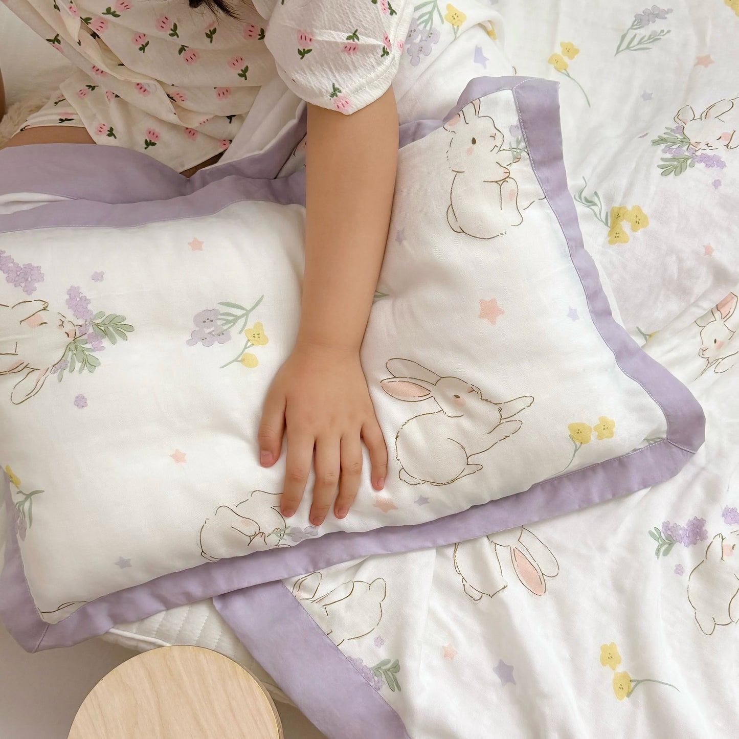 Couette respirante « Lapin rural » pour bébés et tout-petits