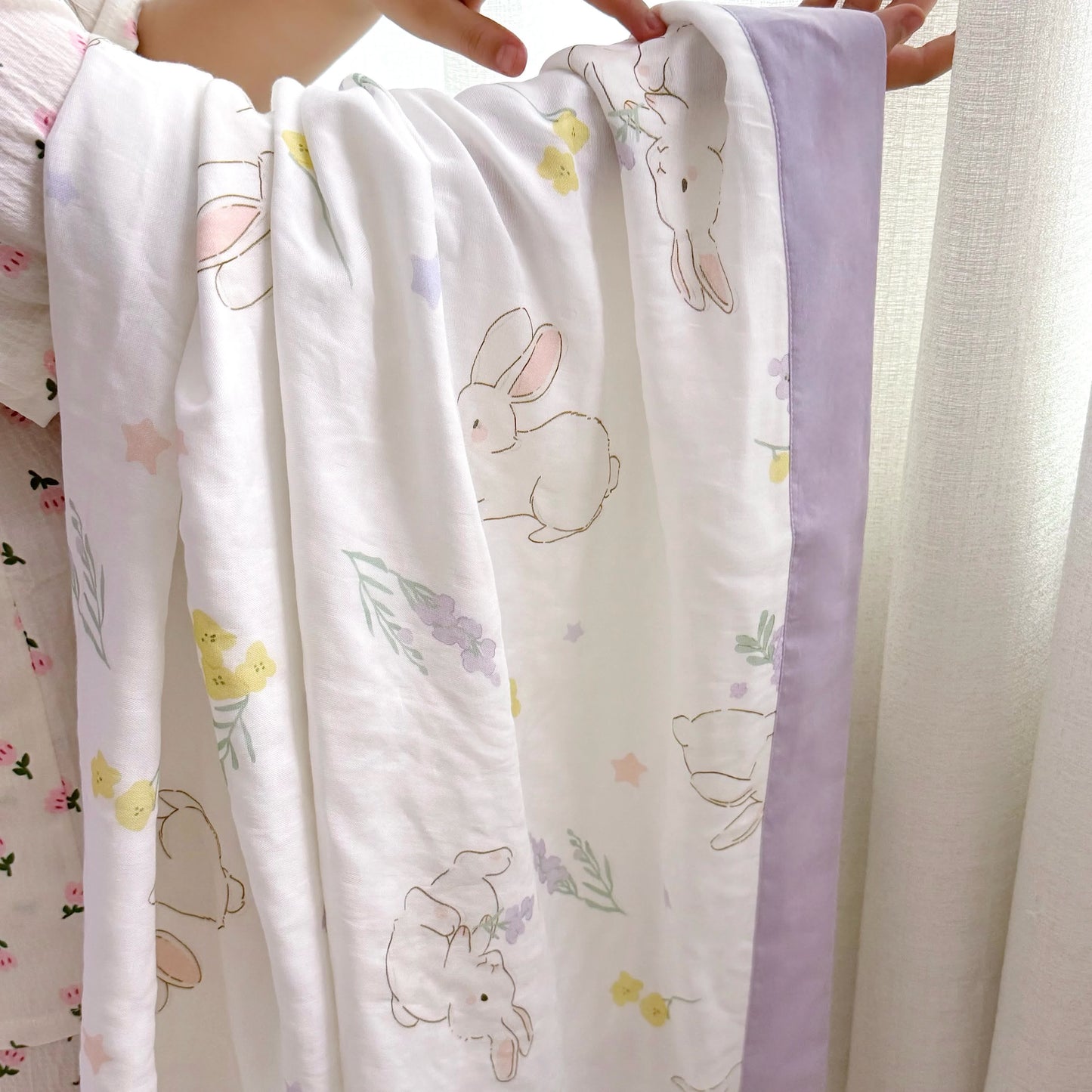 Couette respirante « Lapin rural » pour bébés et tout-petits
