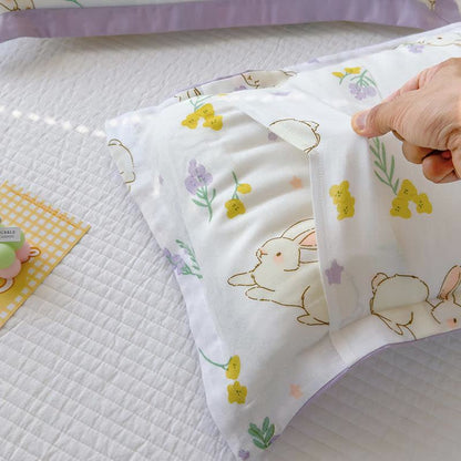 Couette respirante « Lapin rural » pour bébés et tout-petits