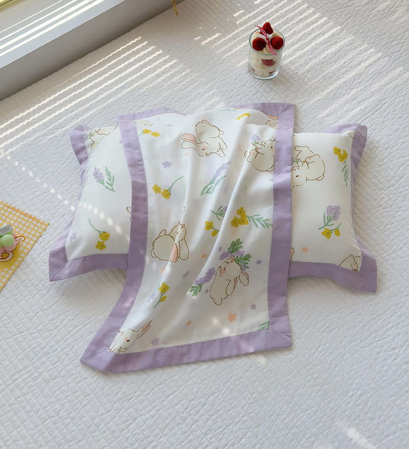 Couette respirante « Lapin rural » pour bébés et tout-petits