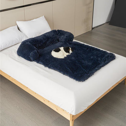 Lit pour animaux de compagnie en polaire pelucheuse imperméable