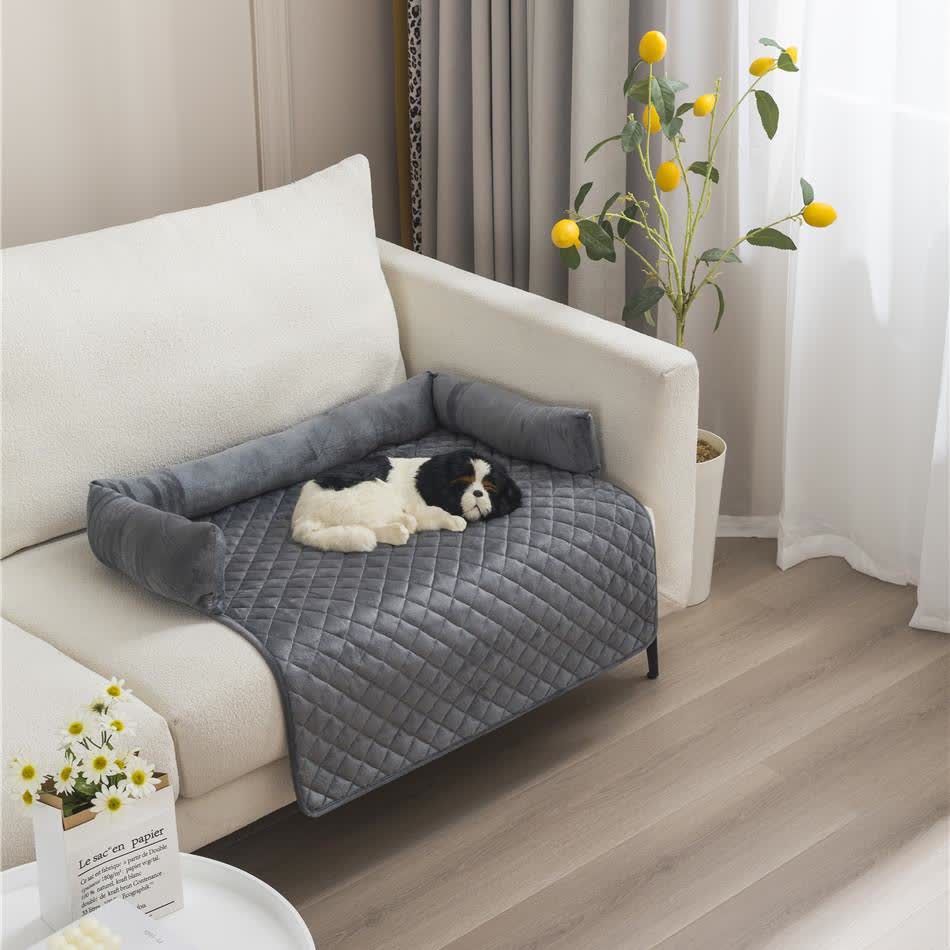 Housse de protection pour meubles pour animaux de compagnie avec tour de cou